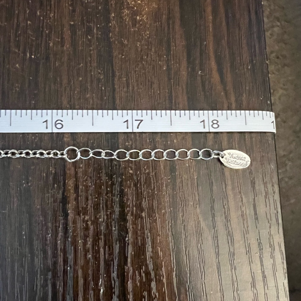 Vivienne Westwood Heart Orb Pendant Necklace Silver Tone Black Saturn Ring - Picture 6 of 10